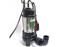 WQV1100DF 1.1кВт насос каналізаційний H10.5(6) Q292(190)л/мін з ножем поплавок кабель 10м toНАСОСИ, фото 5