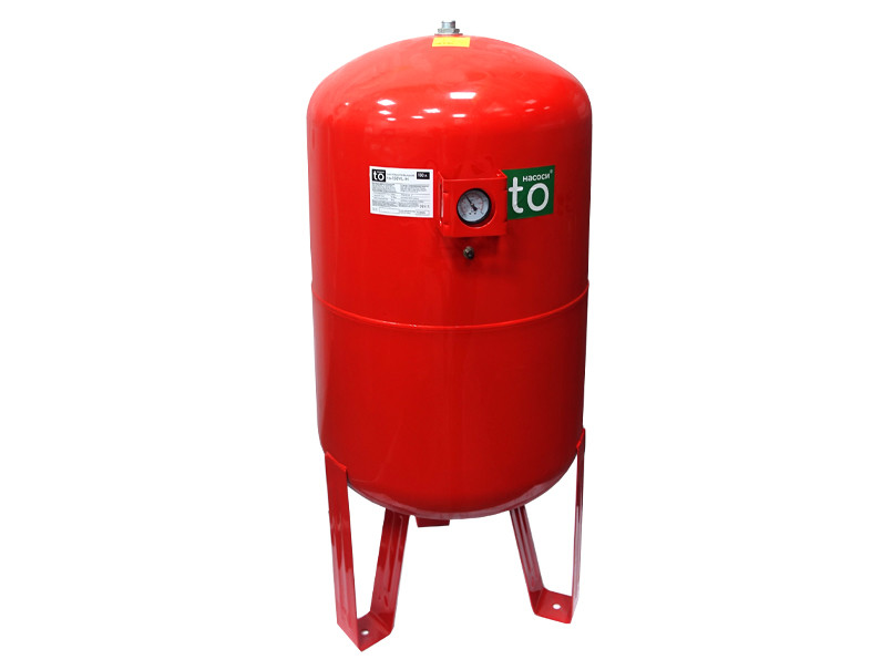 Бак розширювальний 150л вертикальний фланець 1" макс 8 бар змінна EPDM мембрана toНАСОСИ