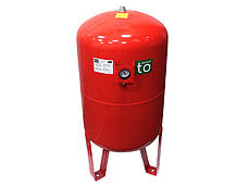 Бак розширювальний 150л вертикальний фланець 1" макс 8 бар змінна EPDM мембрана toНАСОСИ, фото 2