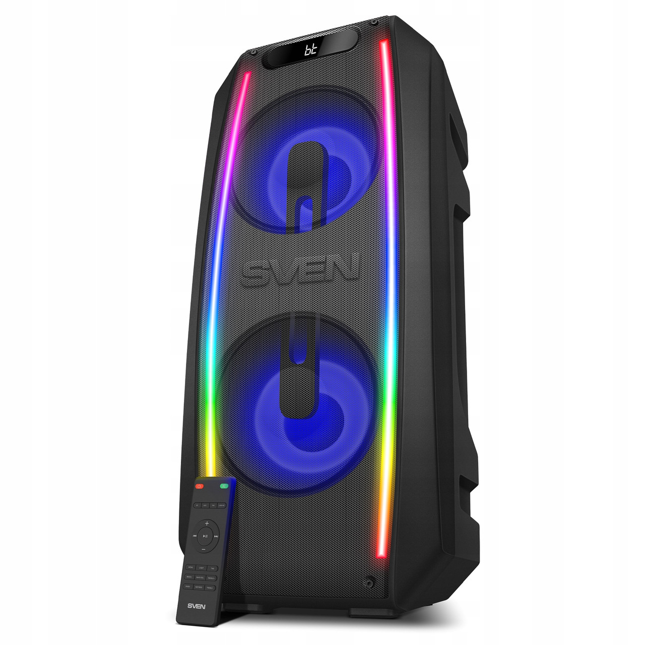 Акустична система SVEN PS-740 Black (100Вт, TWS, bluetooth, підсвітка, караоке,FM )