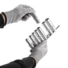 Набір головок подовжених на планці: 10-22 мм, 1/2", 8 од. INTERTOOL ET-6009, фото 5