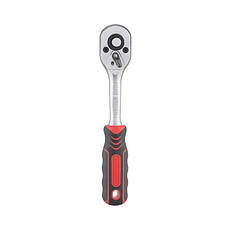 Рукоятка з храповим механізмом на 45 зубів 1/4'' (Проф) CrV INTERTOOL HT-2117, фото 3