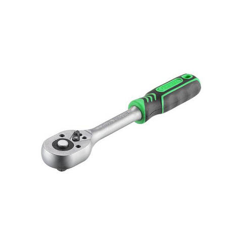 Рукоятка з храповим механізмом на 72 зуба 3/8 ", Cr-v. INTERTOOL HT-2125, фото 1