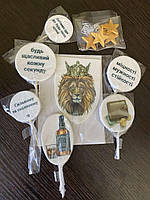 Набір топерів з мастики Сильному та сміливому