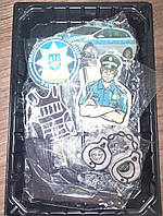 Набір топерів з мастики Поліцейський