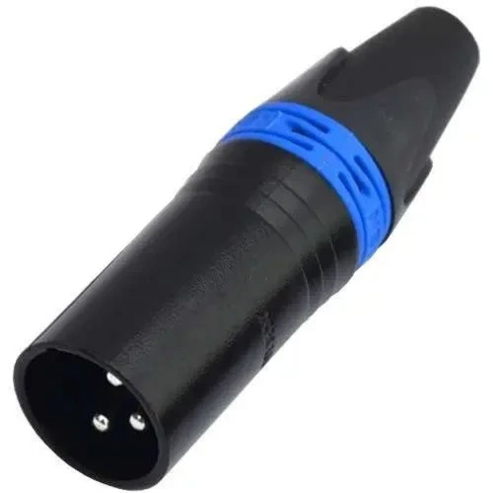 Штекер CANON (XLR) 3pin, під шнур, NEUTRIK