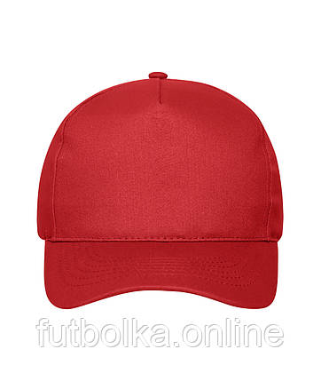 Червона кепка стильна 5 Panel Cap Bio Cotton Myrtle Beach, фото 1