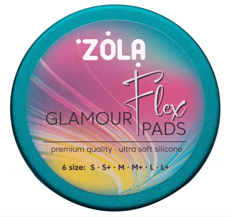 Валики для ламінування Zola Glamour Flex (S, S+, M, M+, L, L+) 6 пар