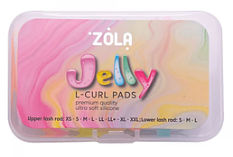 Валики для ламінування ZOLA Jelly L-Curl для верніх і нижніх вій 11пар
