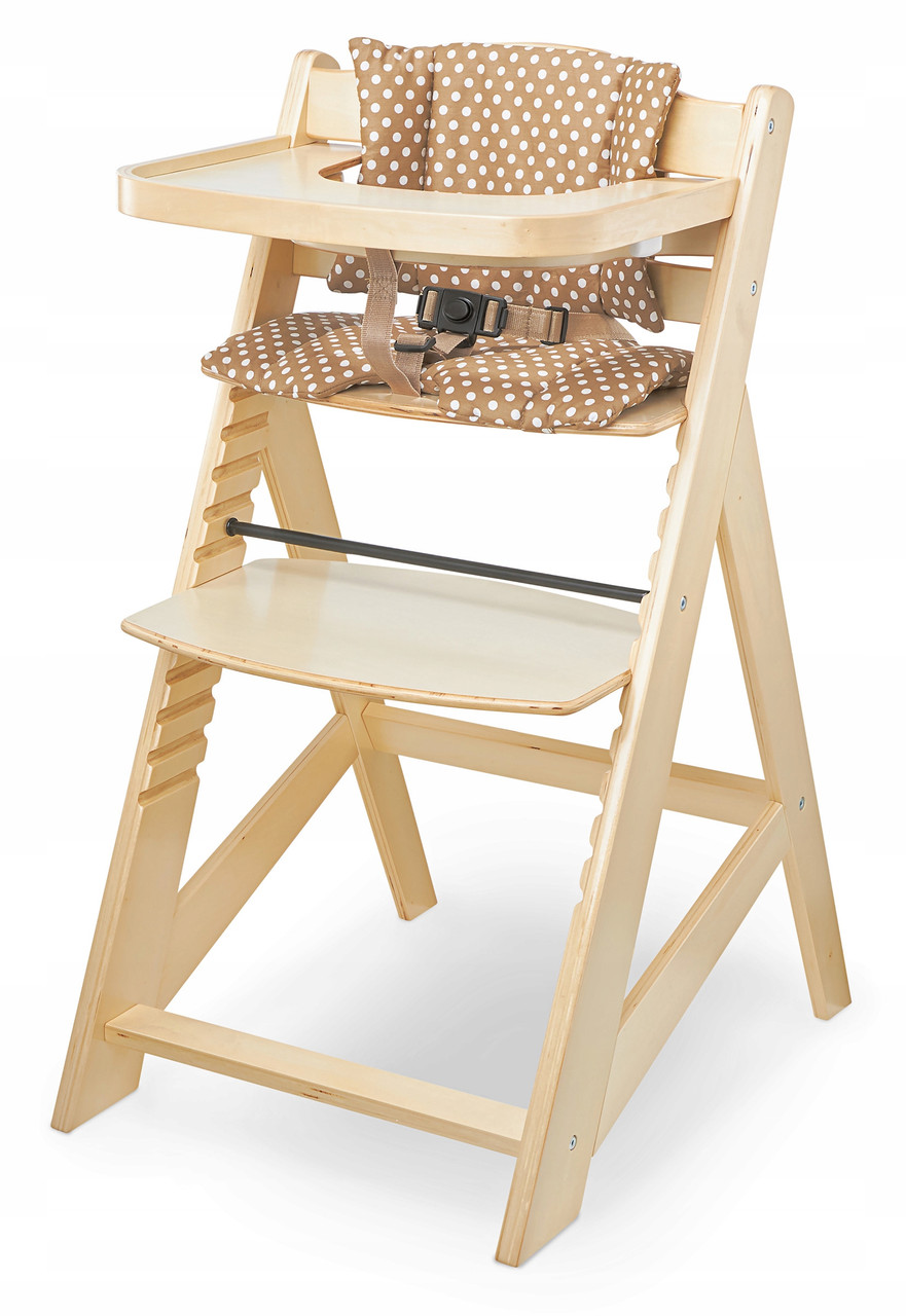 Дерев’яний стільчик для годування Moby-System Woody 87 x 58 x 45 cm