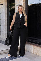 Жіночий брючний костюм з жилетом "Rakel" | Норма, фото 5