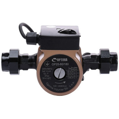 Циркуляційний насос Optima OP25-60-180, G 1 1/4", 10 бар, 180мм, 110Вт, 230В (8158), фото 1