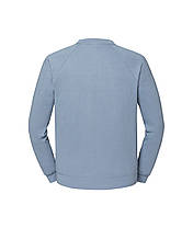 Мінеральний блакитний реглан чоловічий зимовий Classic raglan sweat Fruit of the loom, фото 4