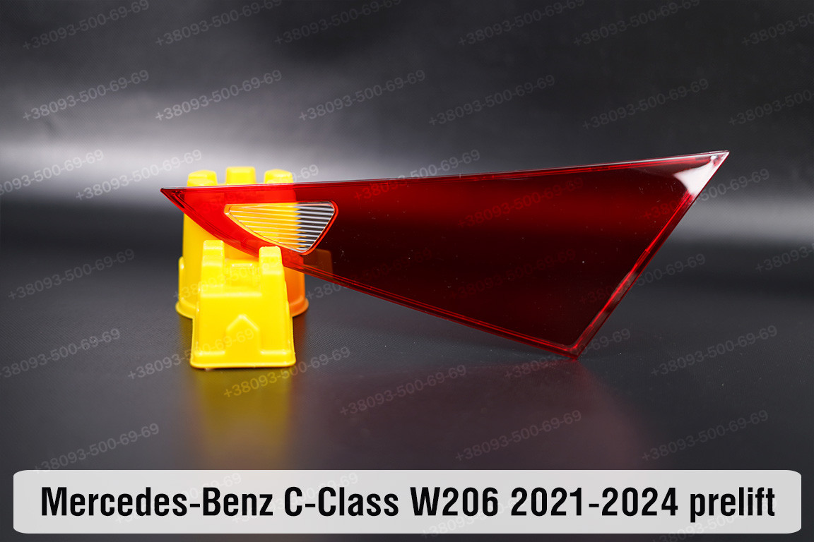 Скло заднього ліхтаря внутрішнє у кришці багажника Mercedes-Benz C-Class W206 (2021-2024) дорест праве