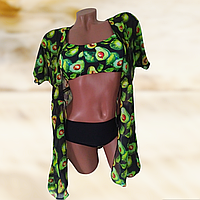 Купальник підлітковий роздільний трійка Розмір 122 134 140 152 164