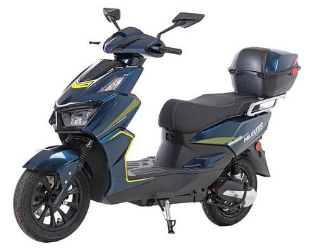 Електроскутер Maxxter LEON (Blue), фото 1