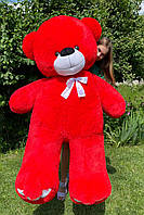 Великий якісний плюшевий Ведмедик Ветлі 200 см, Плюшевий ведмідь 2 метри колір Червоний