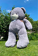 Найбільший плюшевий ведмедик Ветлі 300 см Сірий, М'який ведмідь 3 метри
