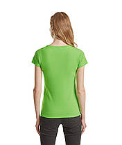 Лаймова футболка жіноча базова Valueweight lady-fit Fruit of the loom, фото 4