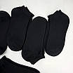 Шкарпетки чоловічі 12 пар короткі «Чорні» розмір 41-44 арт. 92.12, фото 5