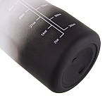 Набір спортивних пляшок 3 в 1 з розміткою 300ml/900ml/2000ml Black-Grey (3_05425), фото 7