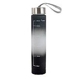 Набір спортивних пляшок 3 в 1 з розміткою 300ml/900ml/2000ml Black-Grey (3_05425), фото 10