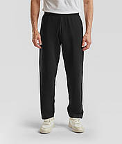 Чорні чоловічі спортивні штани прямі базові Classic open hem jog pants Fruit of the loom, фото 2