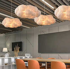 Підвісний світильник із плафоном-хмарою 40х20 см MJ 213-300