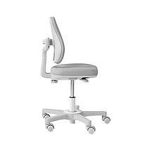 ДЕТКЕ ОРТОПЕДИЧНЕ КОМП'ЮТЕРНЕ КРЕСЛО Fundesk Mente Grey сіре для школяра дошкільника хлопчика, фото 4