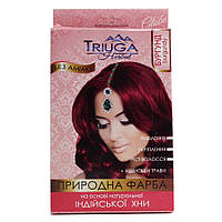 Фарба для волосся аюрведична, на основі хни ВІШНЯ, 25 г, Триюга Хербал