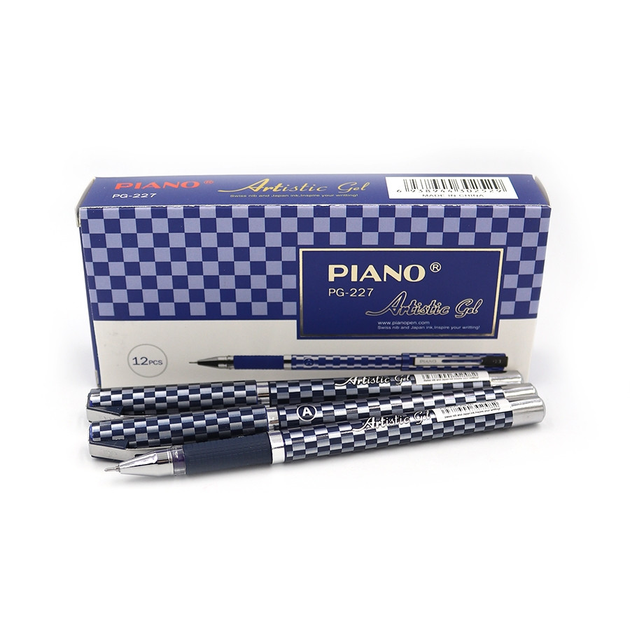 Ручка гелева PIANO РG-227 "Artistic gel" синя 0,5 мм