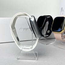 Розумний смарт годинник Smart Watch 9 bluetooth з крокоміром пульсоміром лічильник калорій спорт режими Білий, фото 5