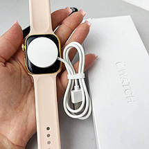 Розумний смарт годинник Smart Watch 9 bluetooth з крокоміром пульсоміром лічильник калорій спорт режими Рожевий, фото 4
