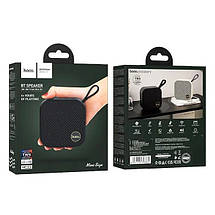 Портативна Bluetooth колонка Hoco HC22 бездротова акумуляторна FM радіо USB Чорний, фото 3