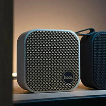 Портативна Bluetooth колонка Hoco HC22 бездротова акумуляторна FM радіо USB Чорний, фото 5