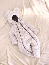 Дитячий теплий чоловічок комбінезон Тедді осінь весна зима 0-3 міс 56-62 розмір, фото 4