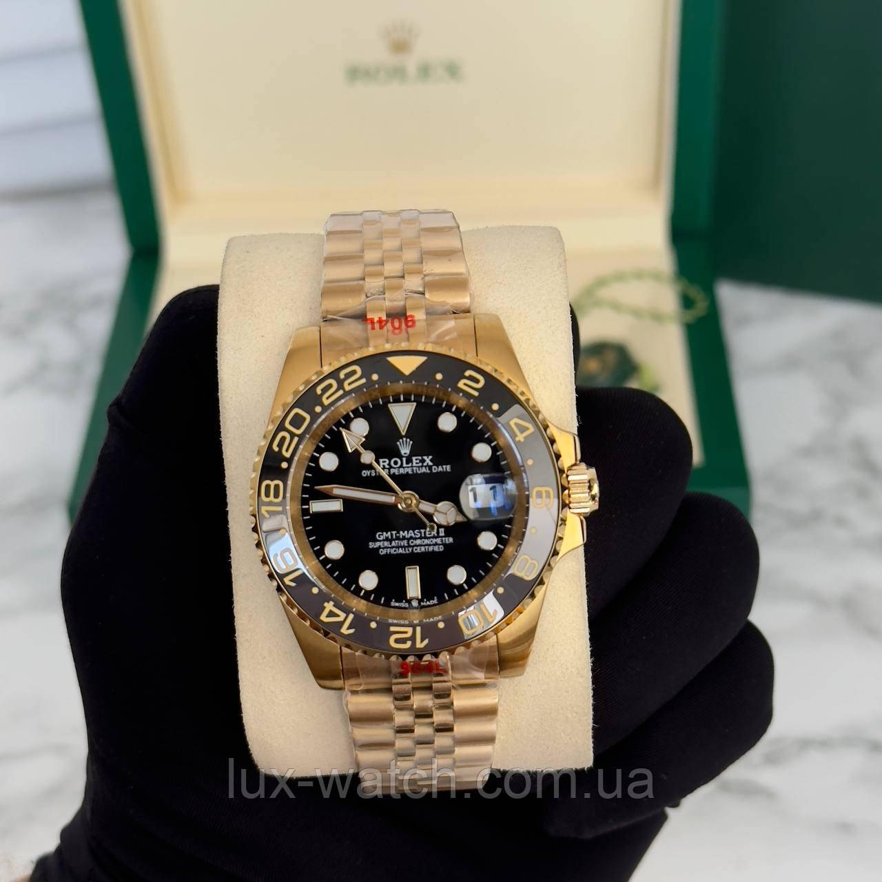 Годинник Rolex GMT-Master II Gold-Black