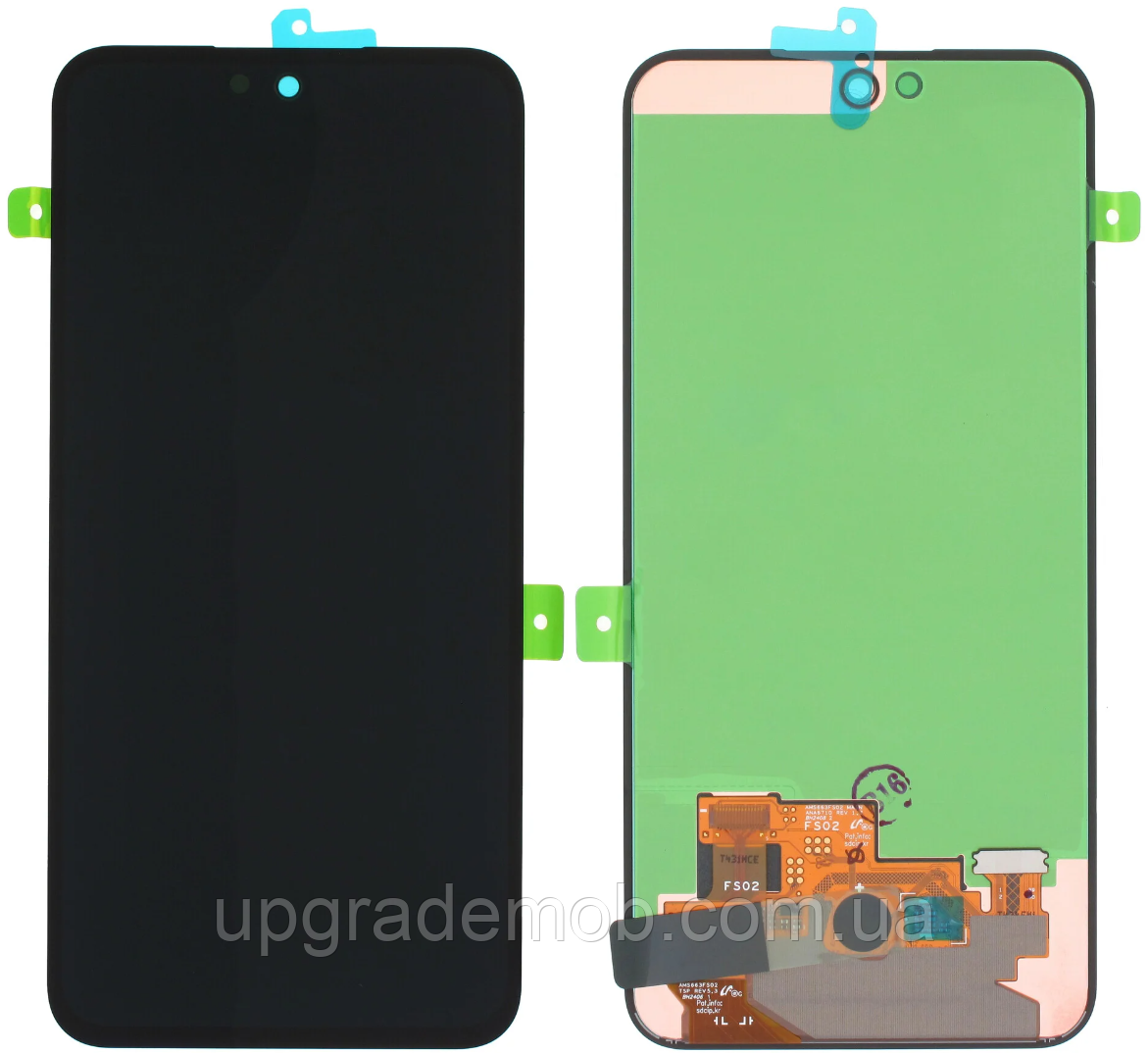 Дисплей модуль тачскрин Samsung A556 Galaxy A55 чорний Amoled оригінал сервісне паковання GH82-34308A