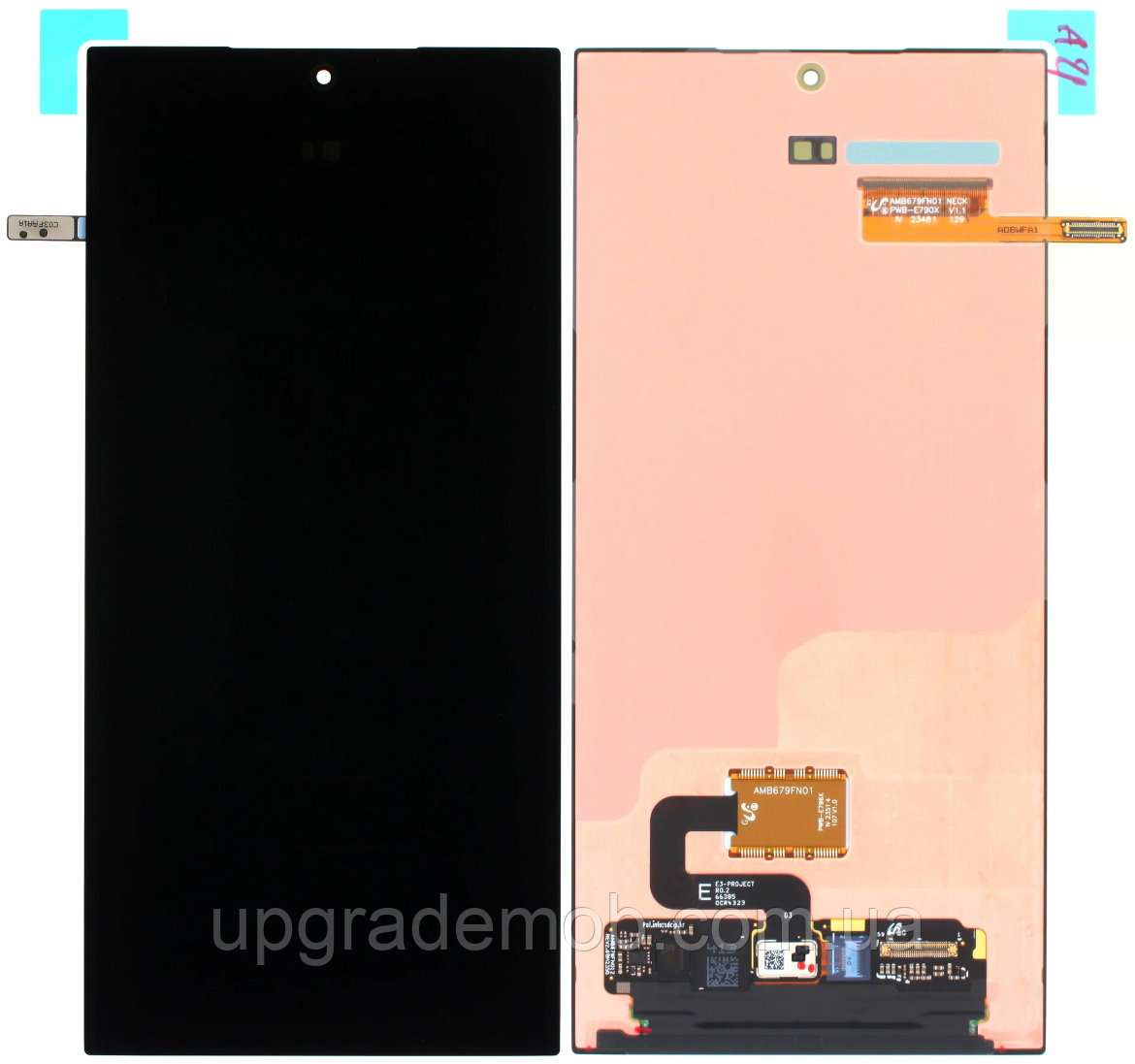 Дисплей модуль тачскрин Samsung S928 Galaxy S24 Ultra чорний Amoled оригінал сервісне паковання GH82-33385A