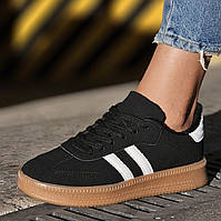 Кросівки жіночі чорні осінні зимові модні легкі Кроссовки женские черные осенние зимние модные легкие (Код: 3433)