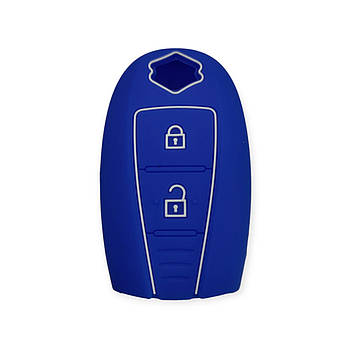 Чохол для ключа Suzuki синій