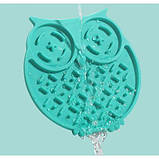 Килимок-годівниця WahoPet для собак сова силіконова зелена WA00001, фото 3