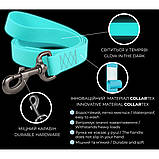 Повідець WAUDOG Waterproof МЕНТОЛОВИЙ світлонакоплювальний L-XXL 25мм/122см 2730, фото 3