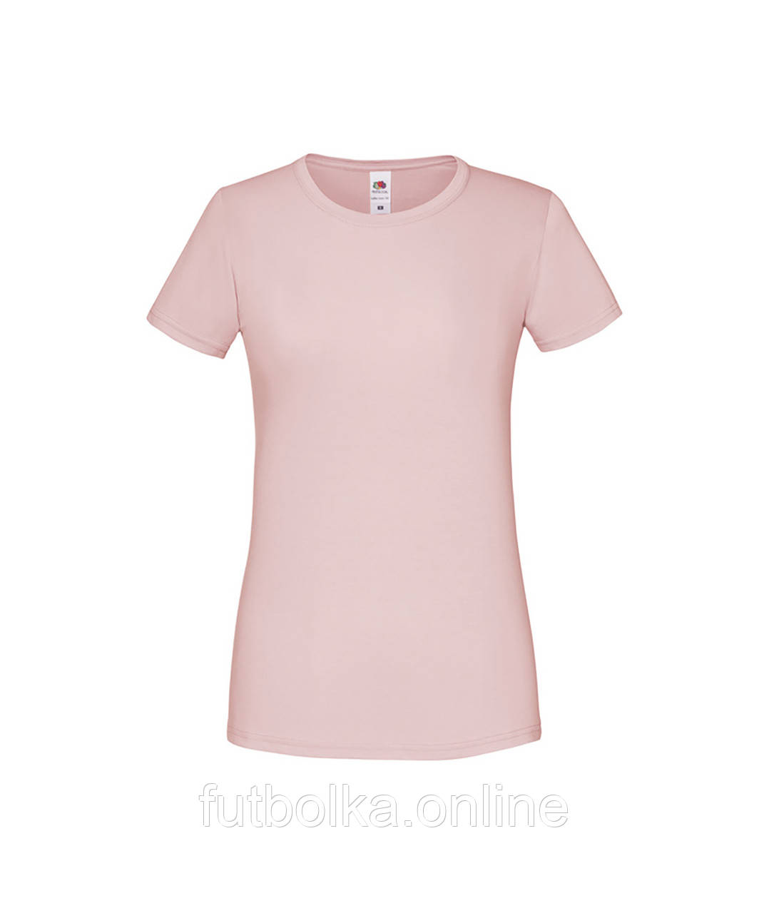Пудрова рожева жіноча футболка легка Ladies Iconic T Fruit of the loom