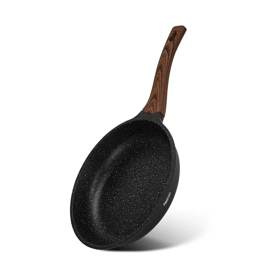 Сковорода для смаження "Filomena" 26х5.5 см алюмінієва з антипригарним покриттям Marble Fissman, фото 1