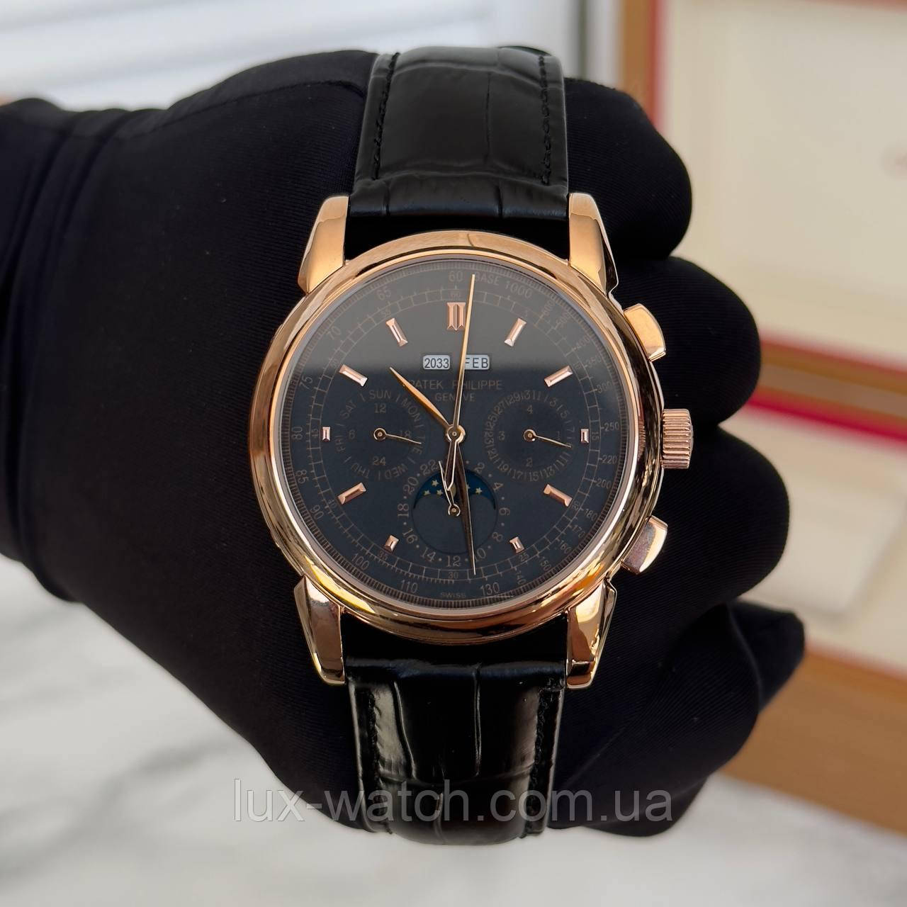 Годинник наручний Patek Philippe Grand Complications Black-Gold