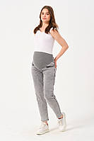 Джинси для вагітних Busa Mom Сірі Стильні джинси для вагітних Джинси мом для вагітних