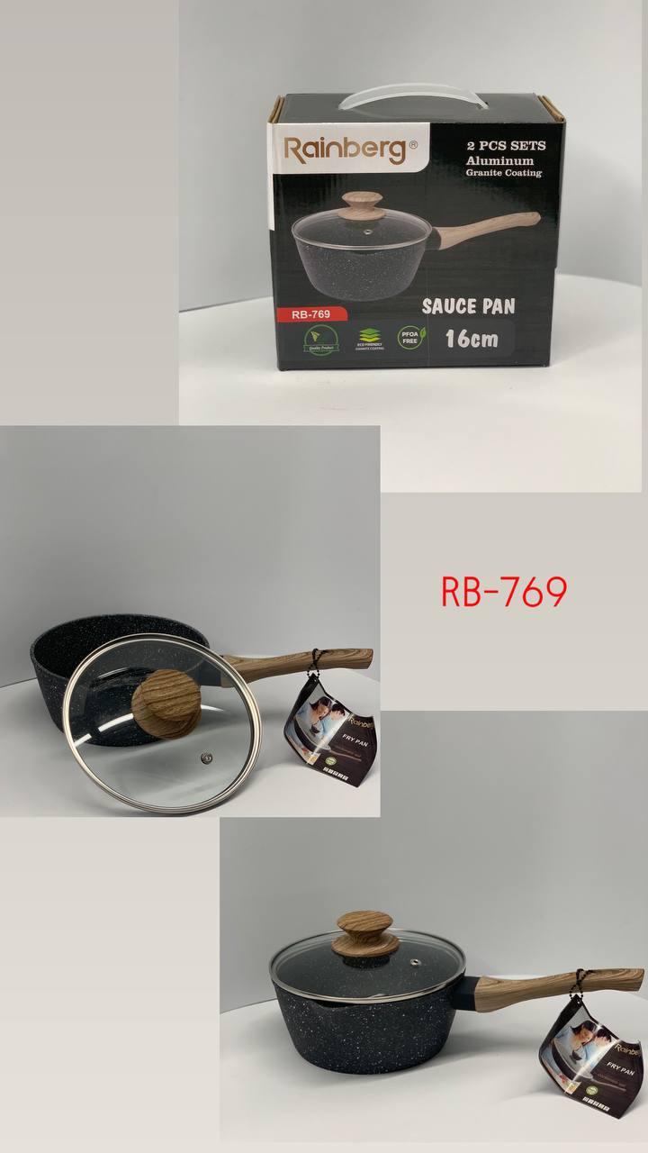 Сотейник з антипригарним покриттям 16 см 1,2 л RB-769, фото 1