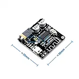Модуль VHM-314 Bluetooth 5.0 аудіоприймач DC 3.7-5V з роз'ємом USB Type C, фото 3