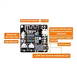 Модуль VHM-314 Bluetooth 5.0 аудіоприймач DC 3.7-5V з роз'ємом USB Type C, фото 4